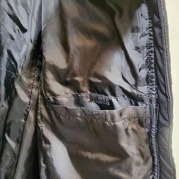 Lands' End black woman's down puffer winter coat mid thigh length size large - Picture 6 of 10